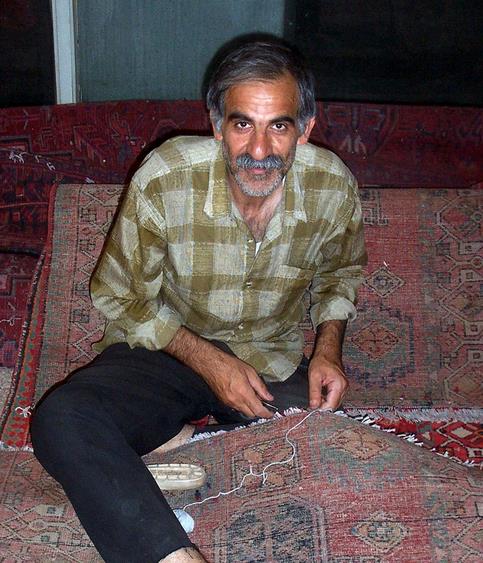 Tabriz Rug Being Made