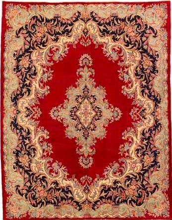 Safavieh Lavar Kerman LVK601B Creme/Red Area Rug – Incredible Rugs