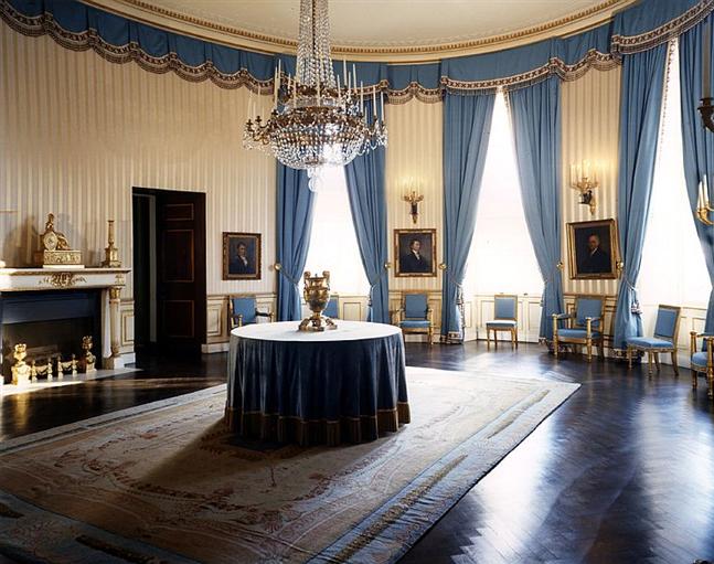 Blue WhiteHouse Blue Room