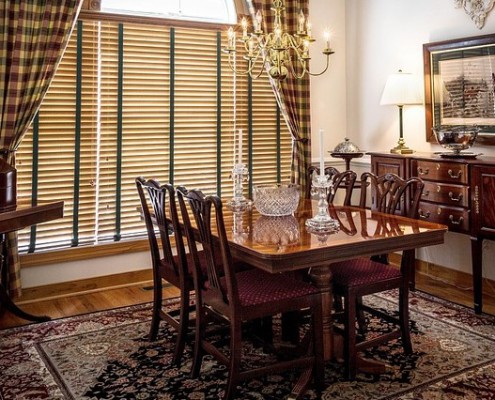 Oriental Rug Dining Area